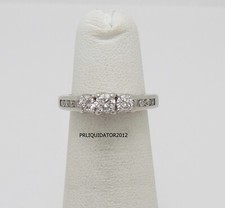 1/2CT Diamond Solitaire Engagement Wedding Bridal Ring Band 14K White Gold