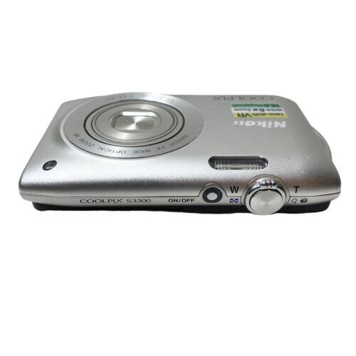 Nikon Coolpix S3300 Digital Camera 16.0MP 6x Optical Zoom
