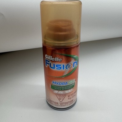 DISCONTINUED Gillette Fusion ULTRA SENSITIVE Hydra Shave Gel 2.5oz 2005