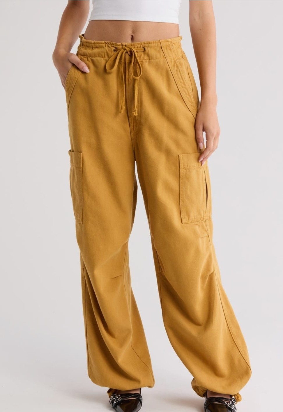 Mother Munchie Nerdy Cargo Wood Thrush Jeans Size 27