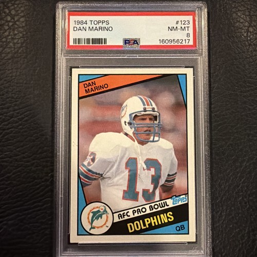1984 Topps - Dan Marino #123 (RC) PSA 8 NM-MT Miami Dolphins NFL HOF QB