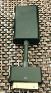 HP Dock Connector to Ethernet and VGA Adapter