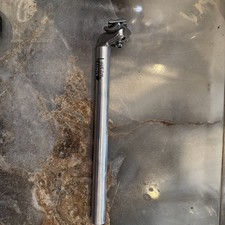 Kalloy Uno Advanced project 27.2 x 350mm 24mm offset Silver alum seat post VGC