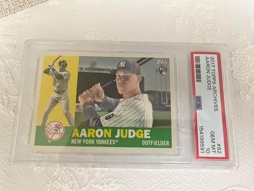 2017 Topps Archives Aaron Judge #62 Rookie RC PSA 10