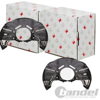2X NK Spritzbleche Bremsscheiben Vorne Passend FÜR Toyota Avensis