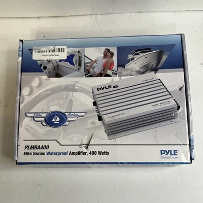 Pyle PLMRA400 White 400 Watts 4 Channels Waterproof Power Amplifier