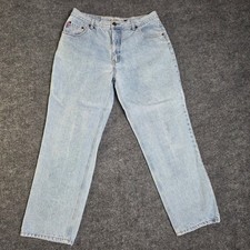 Bugle Boy Jeans Mens 36W 30L Light Wash Straight Leg Denim Pants