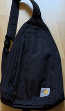 Carhartt Black Crossbody Sling Bag Adjustable Strap Inner Pockets