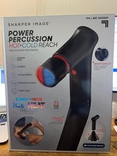 Sharper Image Power Percussion Hot  Cold Reach Percussion Massager New open box