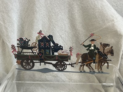 Wilhelm Schweizer Zinnfiguren The Dowry Wagon German Pewter Hand Painted