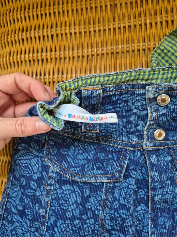 Pampolina Jupe en Jean Fille Bleu Floral Casual (EU 116) - Photo 3/3