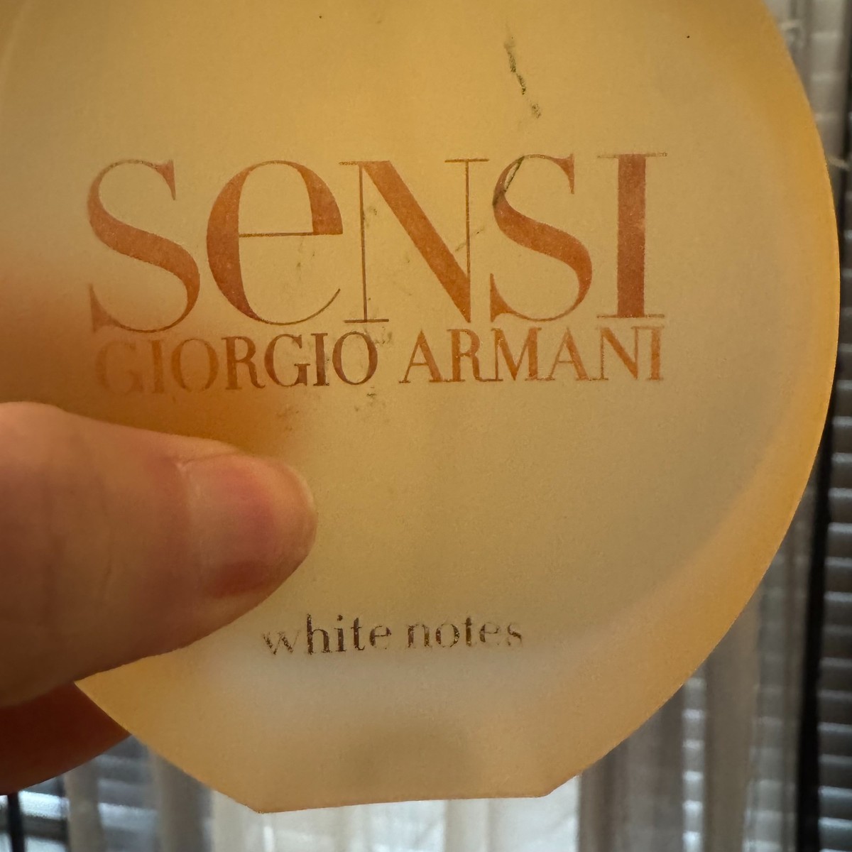 Georgio Armani Sensi White Notes Eau Fraiche Perfume 75ml/2.5 oz