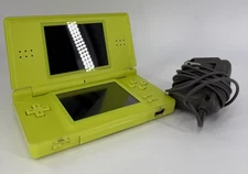 Nintendo DS Lite Lime Green Handheld Console, W/ Charger. Tested & Working