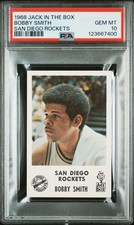 1968 JACK IN THE BOX BOBBY SMITH 123667400 PSA 10 GEM MINT NEW SLAB LOW POP 48