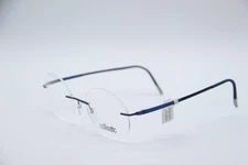 NEW SILHOUETTE 5515 CU 4540 BLUE GUNMETAL AUTHENTIC FRAMES EYEGLASSES 54-17