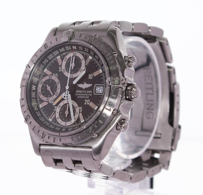 USED BREITLING CHRONOMETRE CHRONOGRAPH LONGITUDE A20348 40.5MM AUTOMATIC WATCH