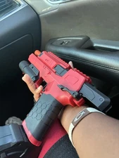 Electric Gel Ball Blaster High Speed Auto Splatter Ball Blaster w/  15-20m Range