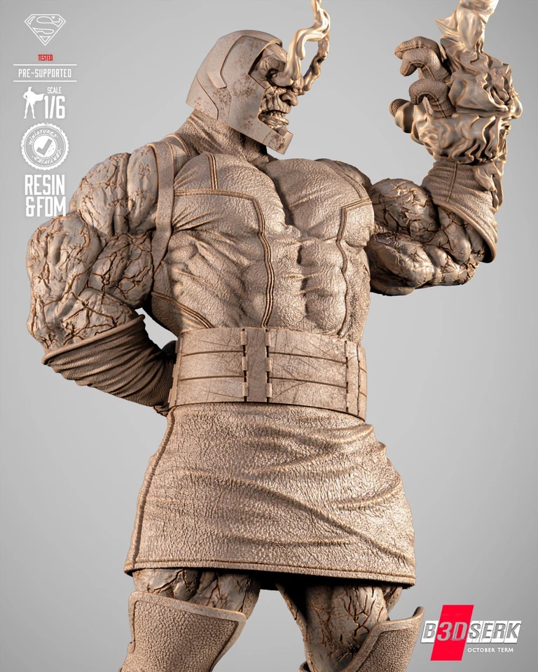 3D Printed 16K Resin Darkseid Sculpture 2025 B3dserk | 1:6 Scale | UNPAINTED - Image 3 of 4