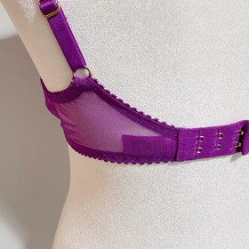 L'Agent Agent Provocateur Adlina Non Pad Demi Bra Amethyst Pink Size 34B Lace