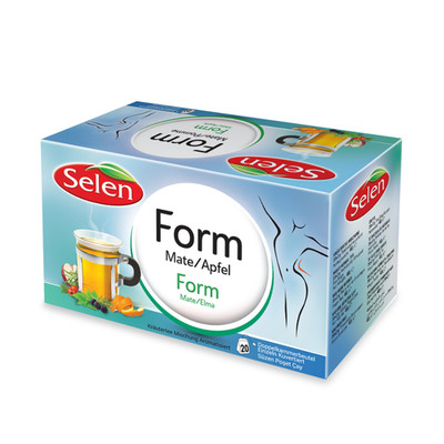 SELEN Form Mate/Apfel, 20x2g Einzeln kuvertierte Teebeutel - 40g