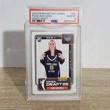 PAIGE BUECKERS RC PSA 10 2025 PANINI INSTANT WNBA DRAFT NIGHT #DN1 ROOKIE ROY🔥