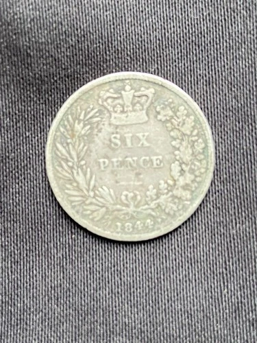 1844 Victoria Sixpence — photo from the most recent tracked eBay sale