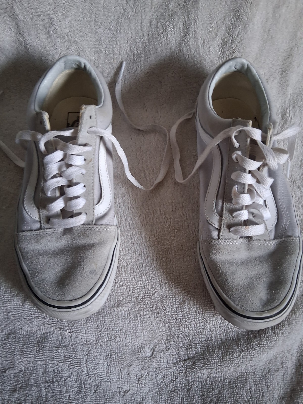 Vans Off The Wall Gray Casual Sneakers Mens 8 Womens 6.5 508731-image
