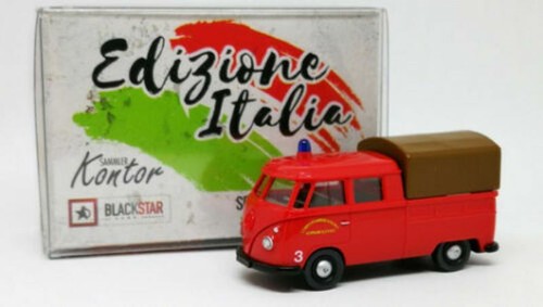 BS00087 Blackstar Volkswagen T1 Feuerwehr ''OBERBOZEN' Spur HO 1:87 - Bild 1 von 2
