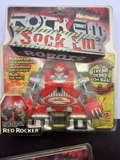 RARE- Rock Em Sock Em Robots Red Rocker Robot Handheld Game Mattel 2000 NEW