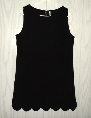 Mittoshop Sleeveless Dress Scalloped Hem Womens Large  Pink Coconut Boutique NWT