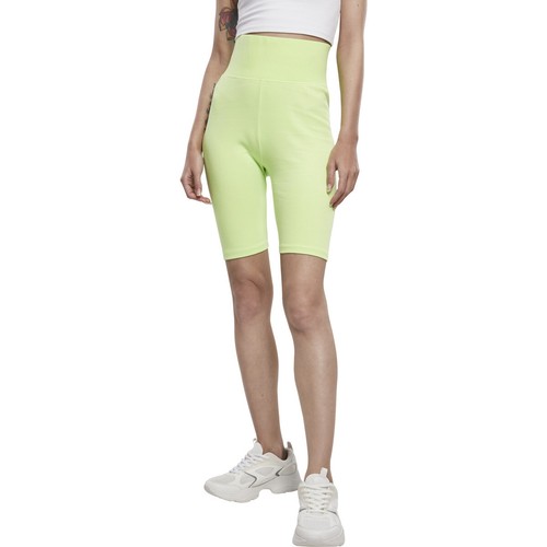 UrbanClassics Cycle Shorts Ladies High Waist Damen Leggins Knielang 80er XS-5XL - Picture 75 of 80