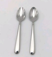 Lenox Perla Platino Brillante 2 Cucharas Demitasse 4 1/4" Cubiertos de Acero Inoxidable Vietnam
