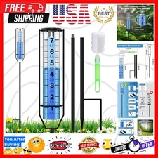 Upgraded Rain Gauge, 7" Freeze Proof Rain Gauge Outdoor Best Rated, Large.......
