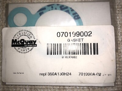 McQuay 070199002 Garlock Flange Centrifugal Compressor Refrigerant/Oil ...
