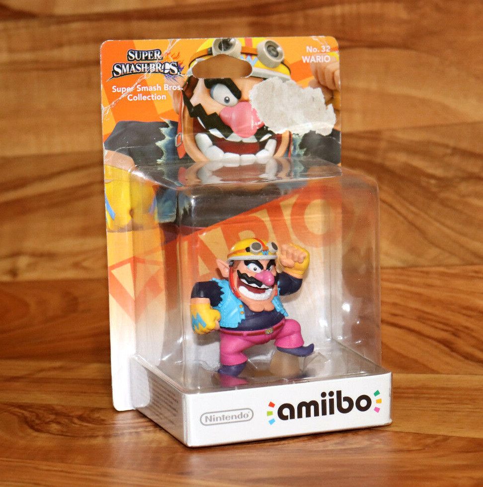32 Wario Amiibo Super Smash Bros Series Figure Nintendo Wii U