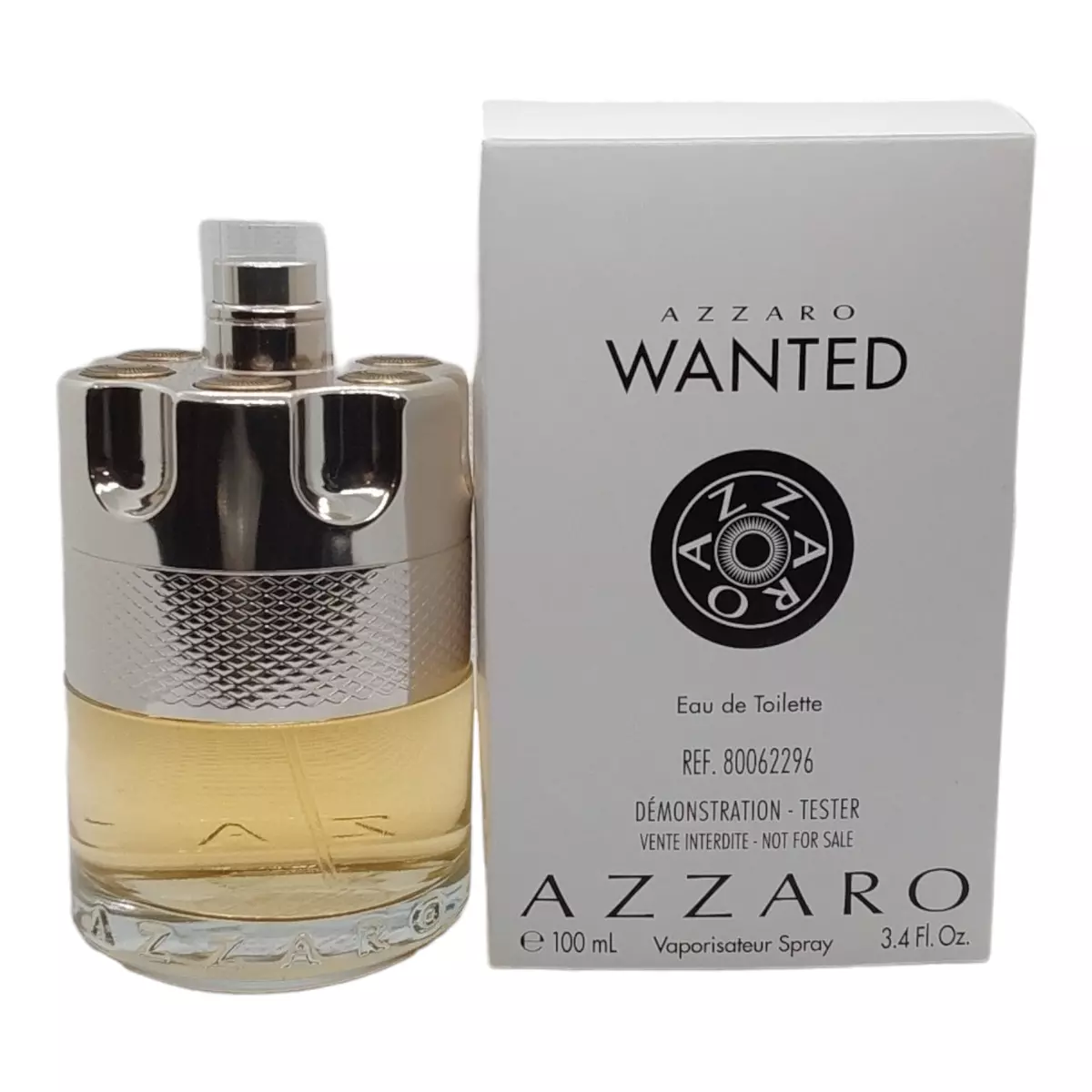 Azzaro Wanted for Men Eau de Toilette Spray 3.4 oz 100 ml Cologne EDT New