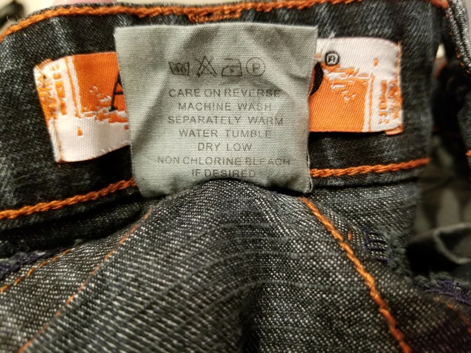 Pantalones de mezclilla para mujer Apollo Juniors talla 15/16 azules Foto 4 de 4