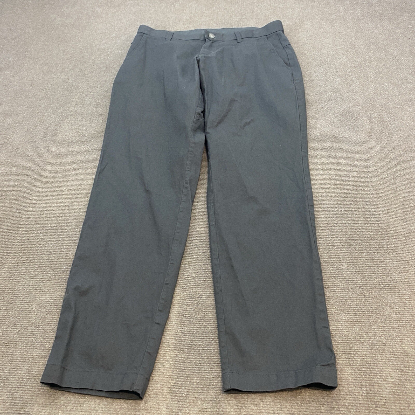 Fabletics Men’s Gray Stretch Golf Pants 32x29 Casual Athletic Workwear