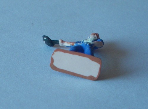 Jouef plastique ho 1:87 serie chemin de fer figurine ouvrier de voie TBE - Picture 4 of 4
