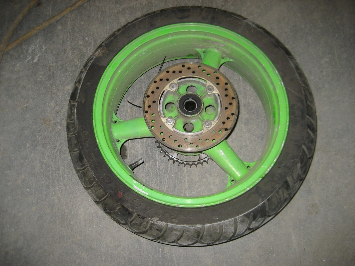 たぁー0906 Kawasaki Rear Wheel / Tire ZX-6R ZX6-R 9R 41073-1634-CJ | eBay