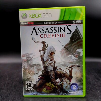 MicroSoft Xbox 360 Assassin s Creed 3 Tested Complete With Manual