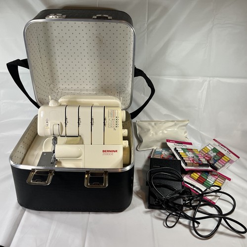 Rare Bernina 2000de Serger with Travel Case Plus Accessories Kit eBay
