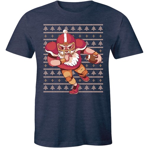 Rugby Christmas T-Shirt - Santa Claus 