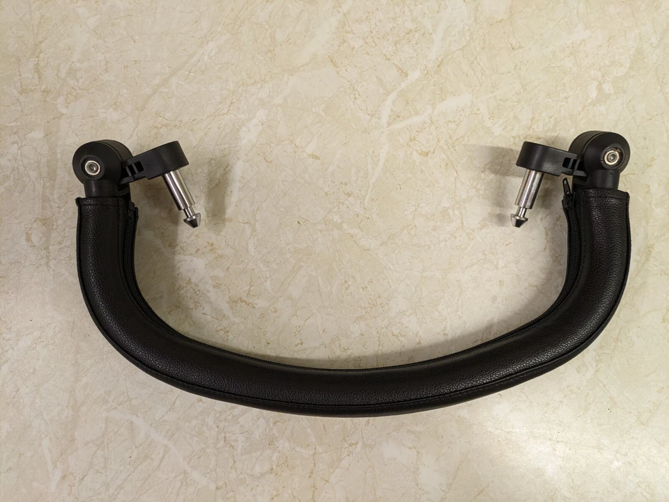 Faux Leather Bumper Bar COVER For Single Out N About 360 / Sport Buggy  V2 -V5 - Image 2 of 4