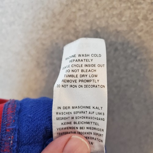 True Religion Youth XL Jogger Sweatpants Blue w/Red Cotton Unisex Casual - Picture 15 of 16