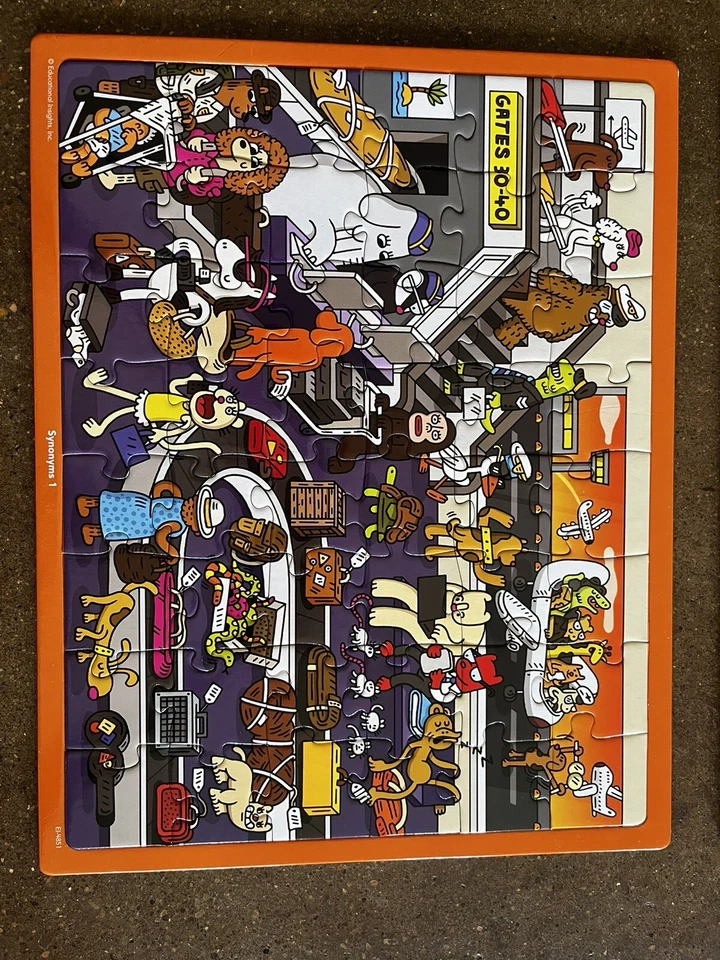 Match it Up! Time Puzzles And �Synonym Puzzles от Educational Insights 4 головоломки - Изображение 4 из 4