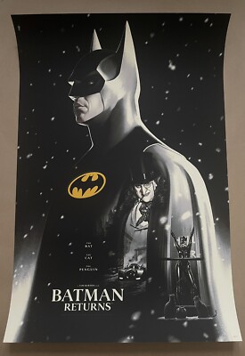 Batman Returns VARIANT Print by PCC Phantom City Creative Roxy NYC Nt Mondo SDCC
