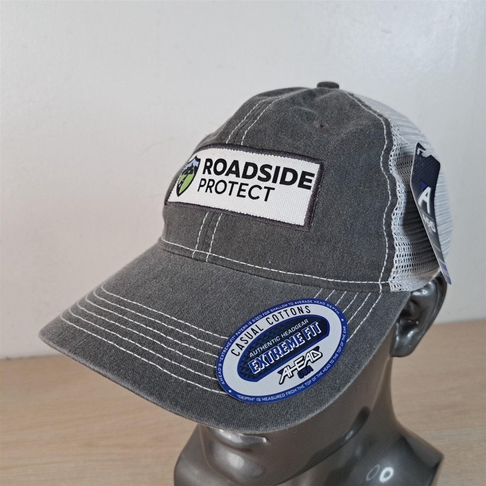 ROADSIDE PROTECT ADJUSTABLE STRAPBACK TRUCKER/MES… - image 3