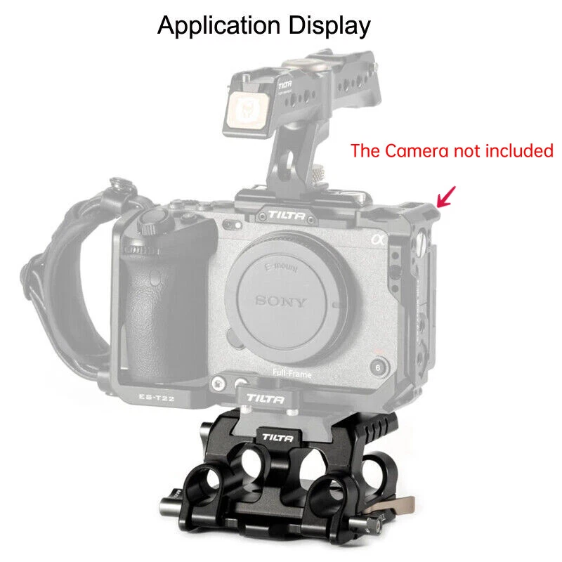 Tilta 15mm LWS Baseplate Quickrelease Base TA-BSP4-15-B Fit for RED Komodo/ FX3 - Image 2 of 4