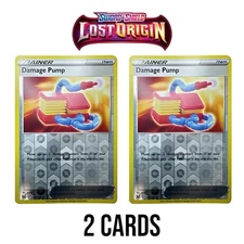 2 Reverse Holo Damage Pump 156/196 Uncommon Lost Origin Pokémon TCG